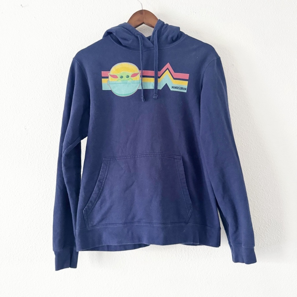 Star Wars The Child Mandalorian Rainbow The Hoodie Medium Geek Chic Streetwear - Picture 2 of 10